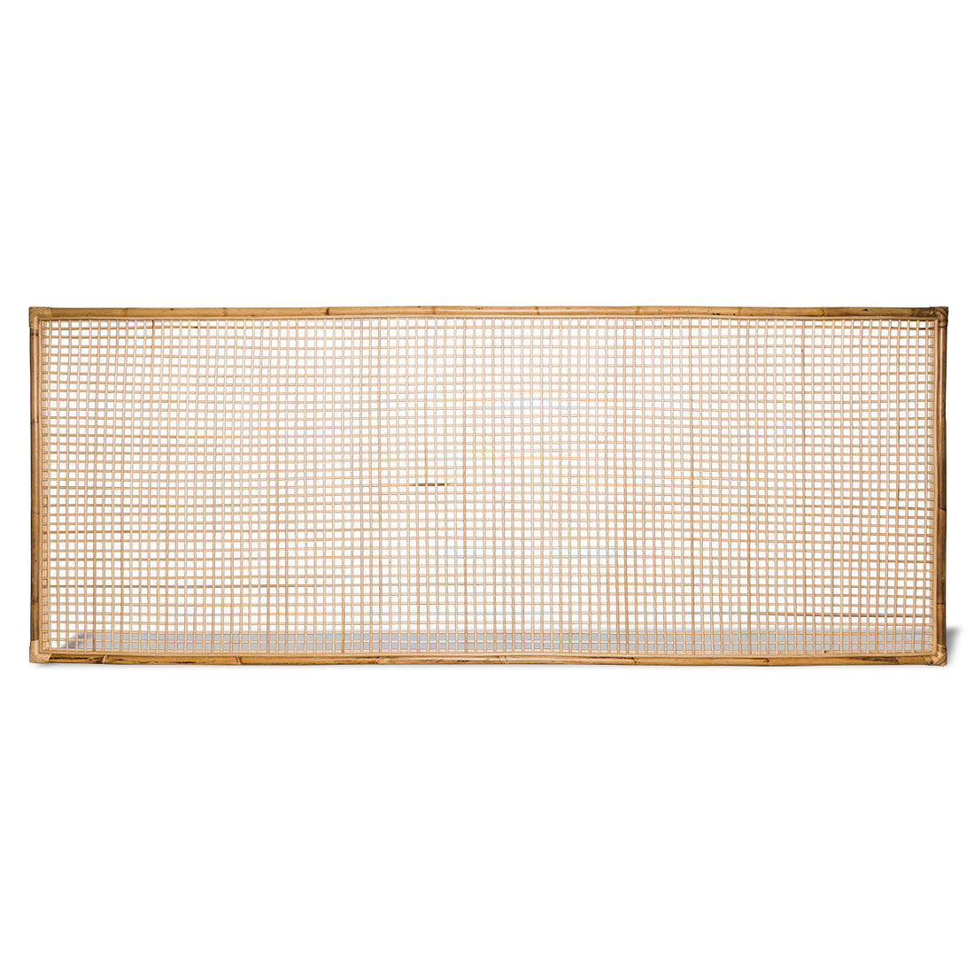 Karley Extra-Wide Bedhead in Natural Rattan