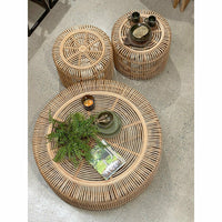 Monique | Coffee Table Rattan Natural