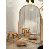 Ava Mirror Rattan Natural