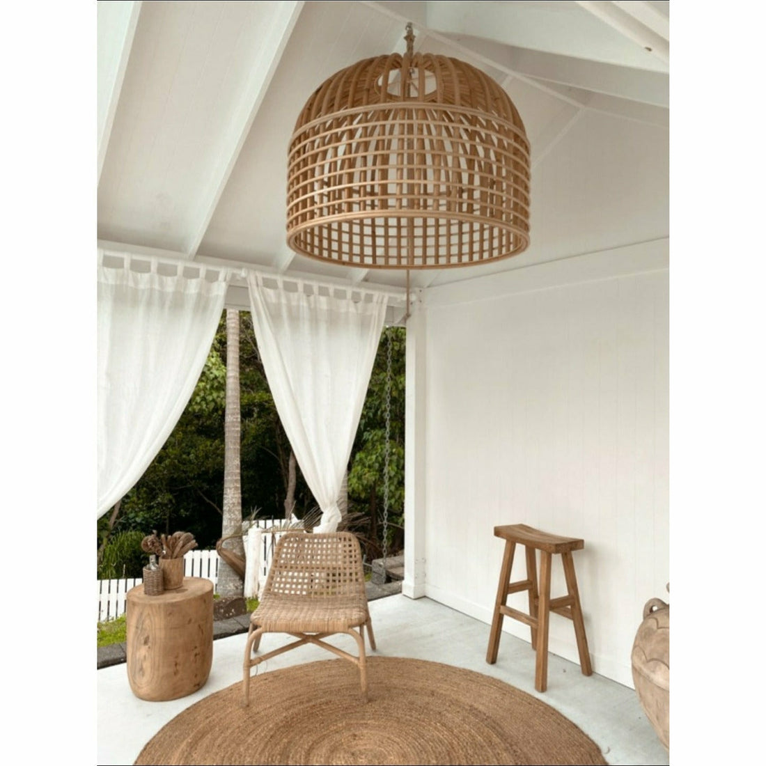 Sidney Pendant Rattan Natural