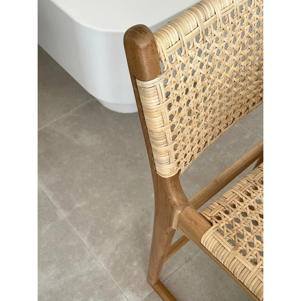Daisy | Kitchen Stool Rattan Natural