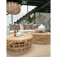 Angie Coffee Table in Natural Rattan