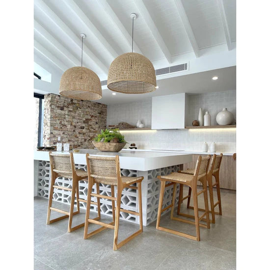 Daisy | Kitchen Stool Rattan Natural