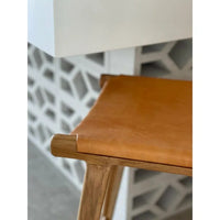 Emma | Kitchen Stool Leather Tan