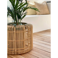 Moni Side Table Rattan Natural
