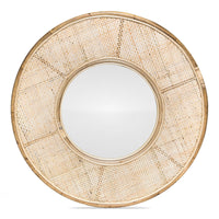 Alicia Mirror Rattan Natural