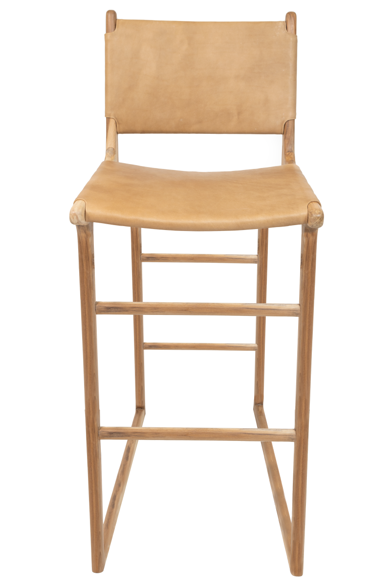 Daisy | Kitchen Stool Leather Sand