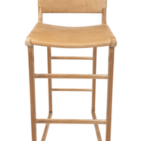 Daisy | Kitchen Stool Leather Sand