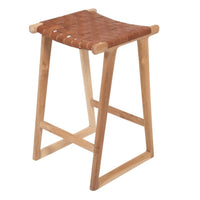 Bailey | Kitchen Stool Leather Tan