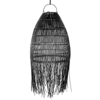 Cleo | Pendant Rattan Black