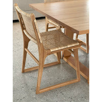 Daisy Dining Chair Rattan Natural