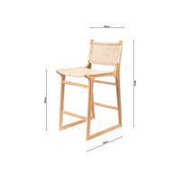 Daisy | Kitchen Stool Rattan Natural