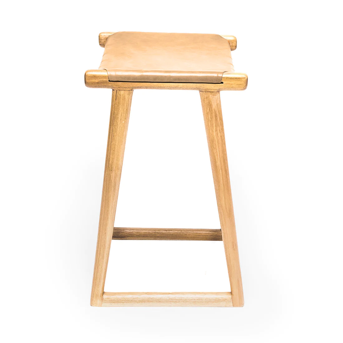Emma | Kitchen Stool Leather Sand