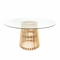 Delilah | Dining Table Rattan Natural