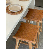 Bailey | Kitchen Stool Leather Tan