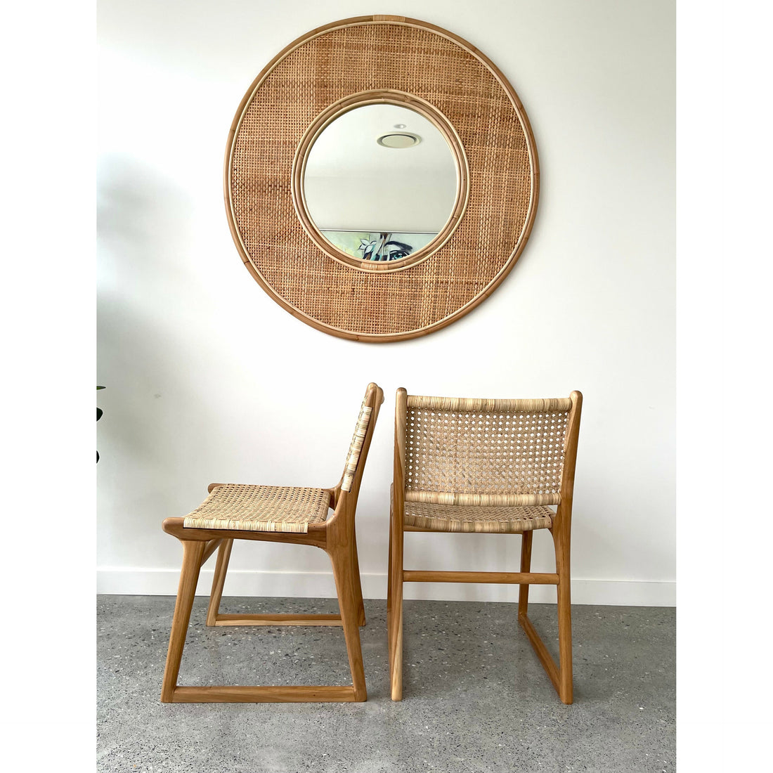 Daisy Dining Chair Rattan Natural