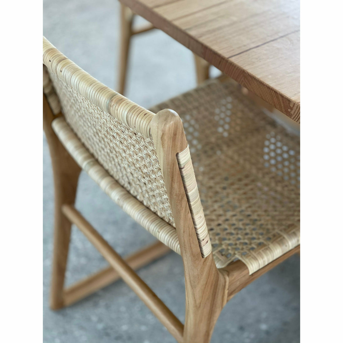 Daisy Dining Chair Rattan Natural