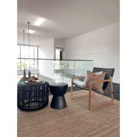 Molly | Side Table Suar Timber Black