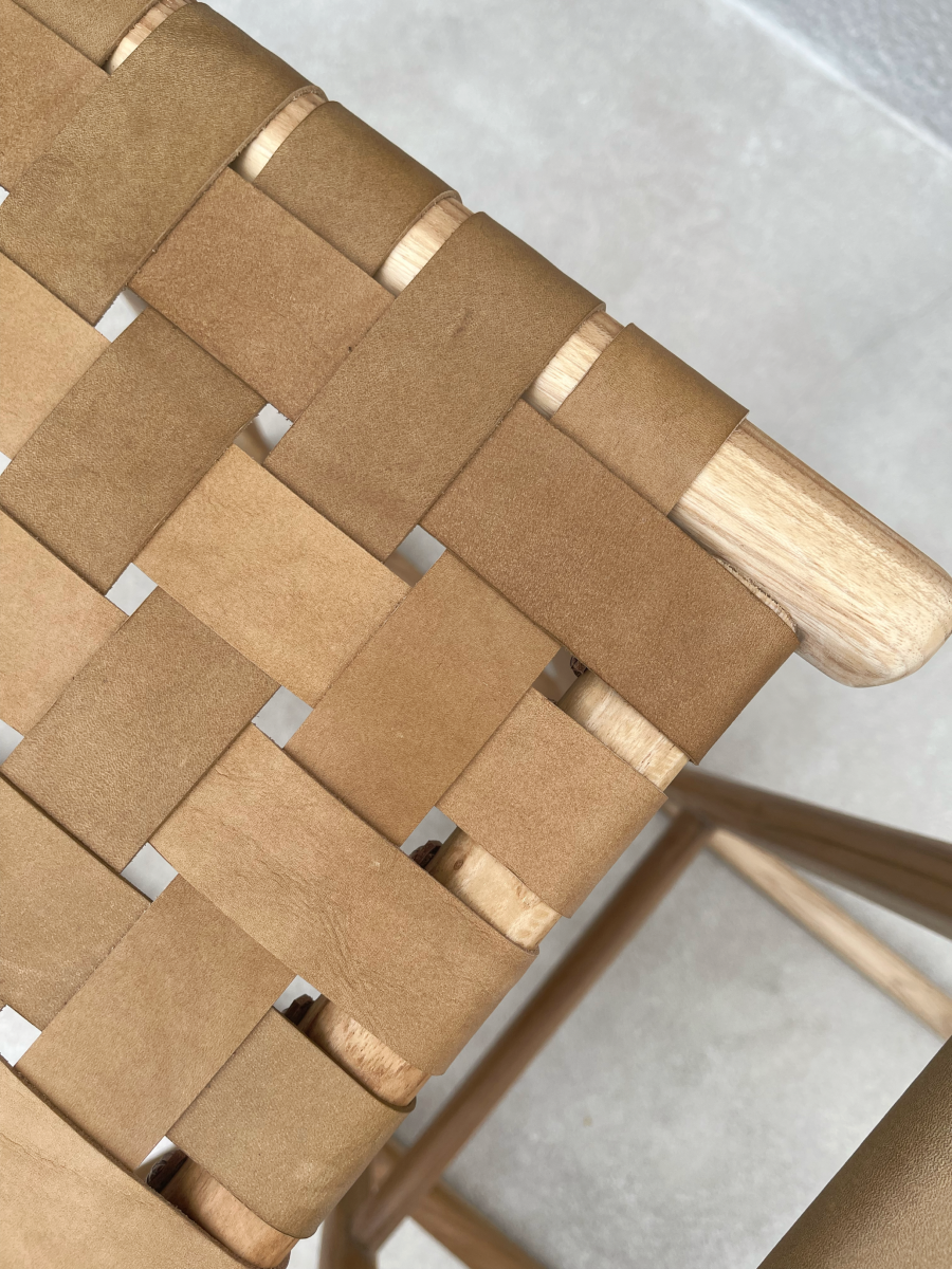 Bailey | Kitchen Stool Leather Sand