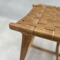 Bailey | Kitchen Stool Leather Sand