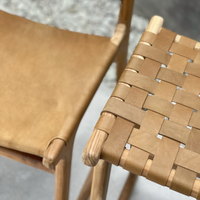 Bailey | Kitchen Stool Leather Sand