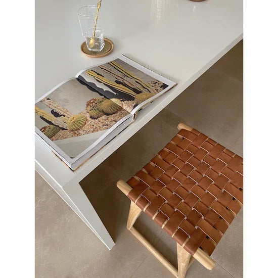 Bailey | Kitchen Stool Leather Tan