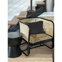 Molly | Side Table Suar Timber Black