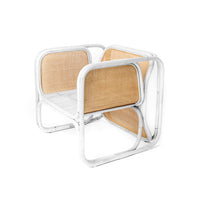 Sybella | Occasional Chair Rattan White