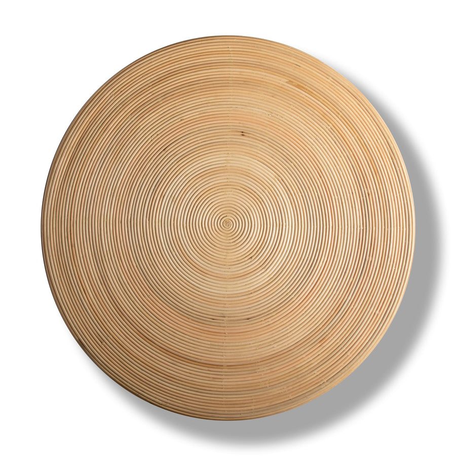 Angie Coffee Table in Natural Rattan