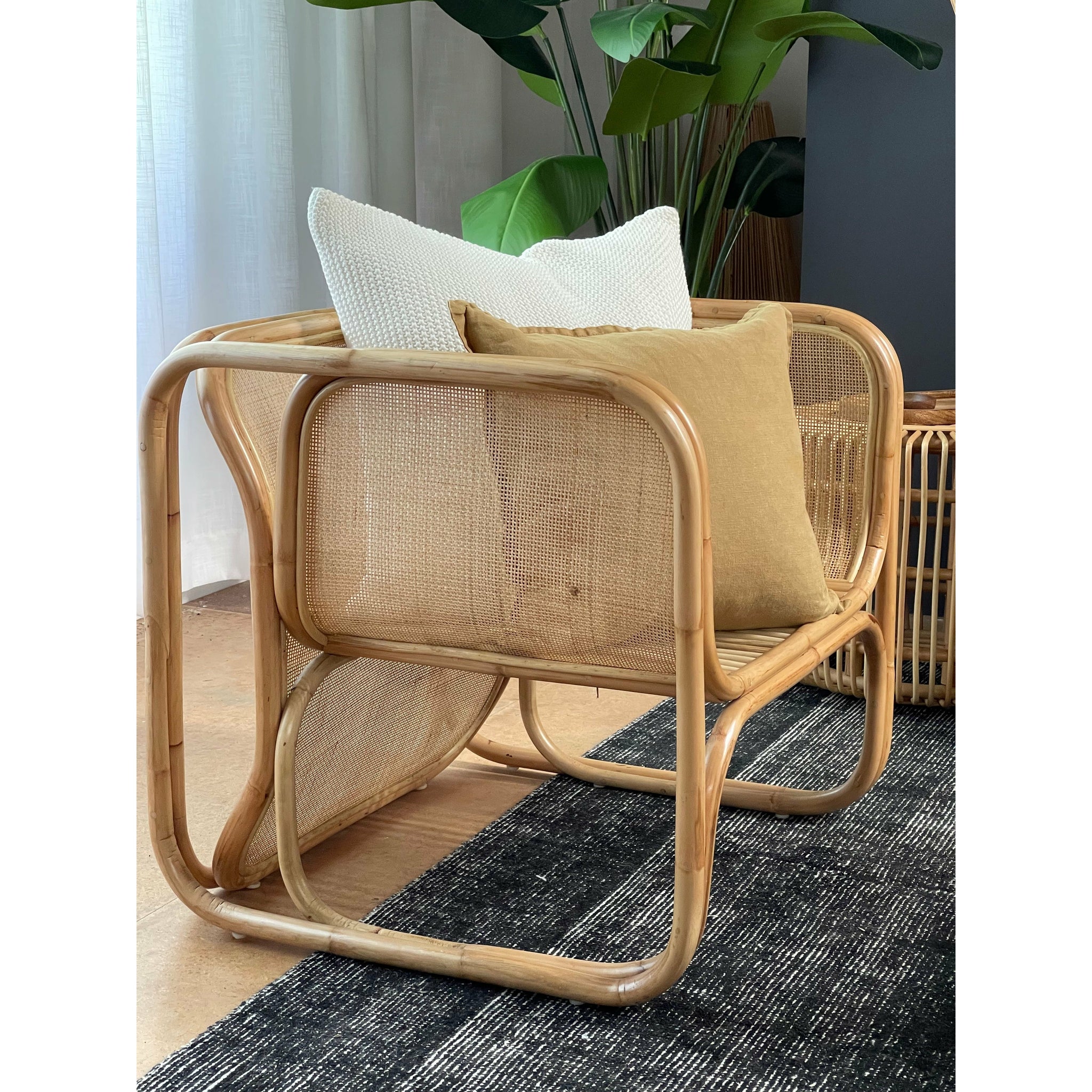 Natural Rattan Occasional Chair | The Styling Republic – The Styling ...